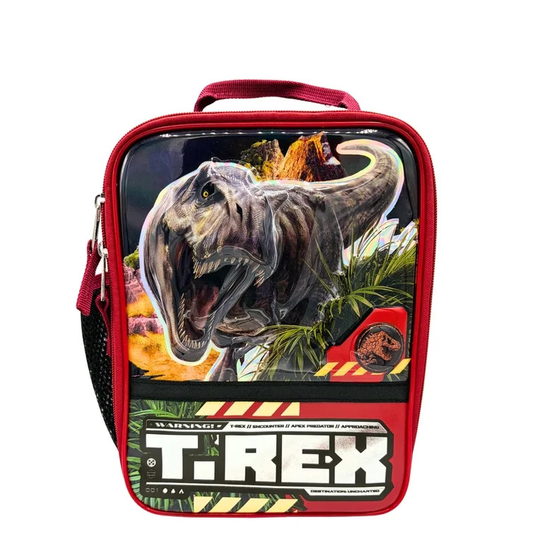 Jurassic Park Defend Territory Insulated Lunch Kit with 3D Molded T. Rex Design | Walmart (US)