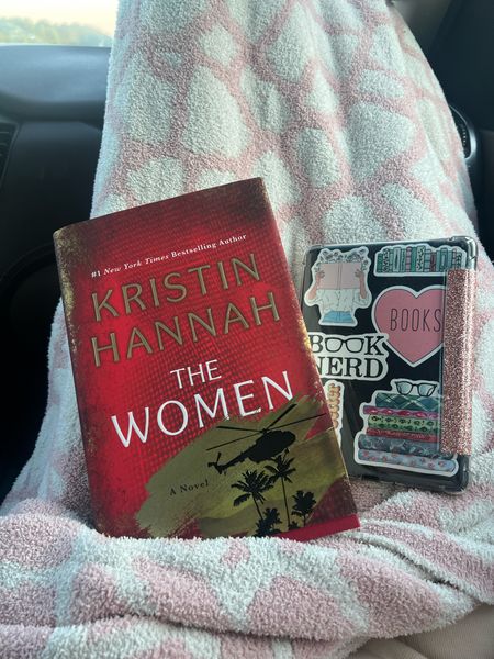 Road trippin passenger princess style. The Woman by Kristin Hannah is incredible so far. I’ve also got a few books started on my kindle  

#LTKTravel