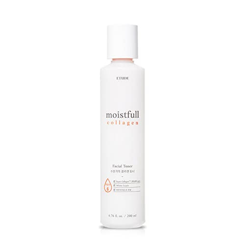 ETUDE Moistfull Collagen Toner, 6.76fl.oz (200ml) (21AD) | Water Essence Type Toner to Hydrate an... | Amazon (US)