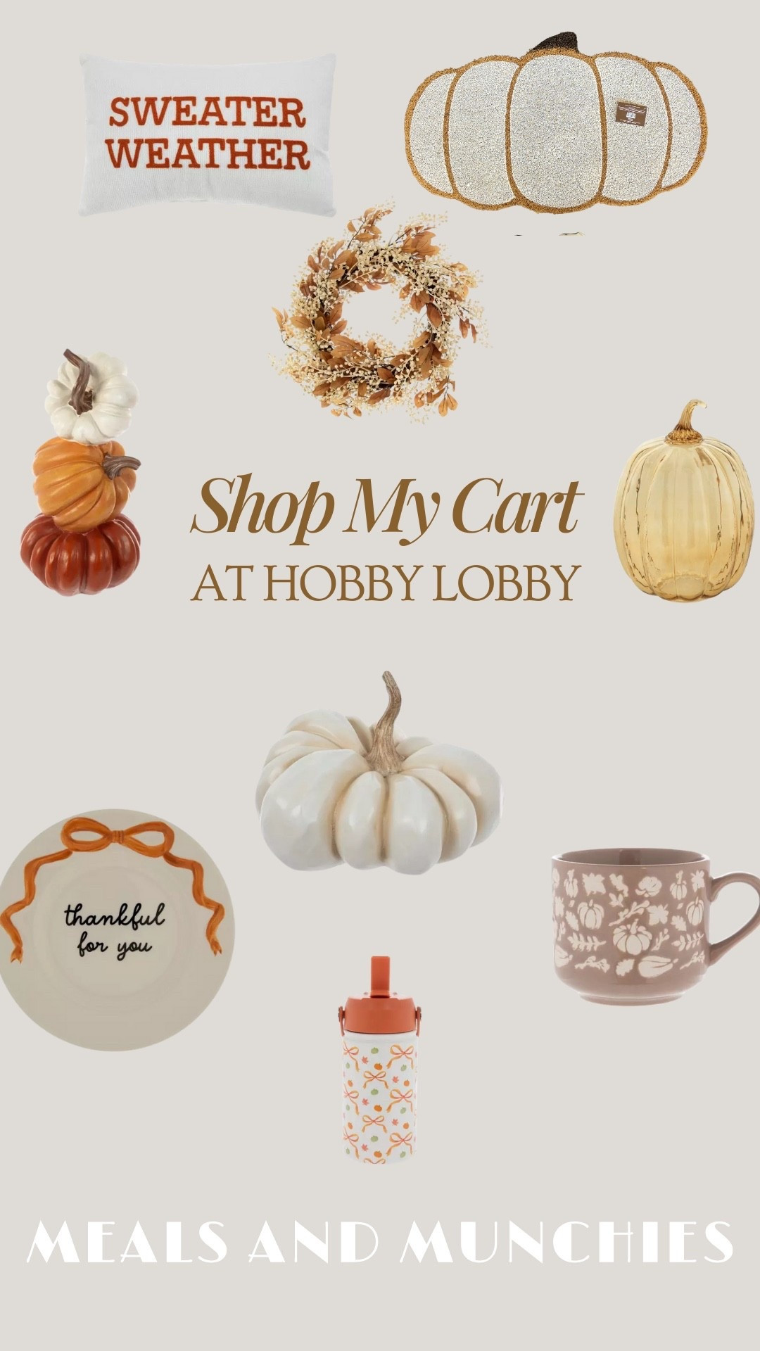 🍂✨Hobby Lobby has the cutest cozy touches for sweater weather — pumpkins, mugs, wreaths, and all the little details to make your home feel festive. Shop my cart and get your space autumn-ready! 🧡🍁 #FallDecor #LTKHome #HobbyLobby

#LTKFindsUnder100 #LTKHome #LTKSeasonal