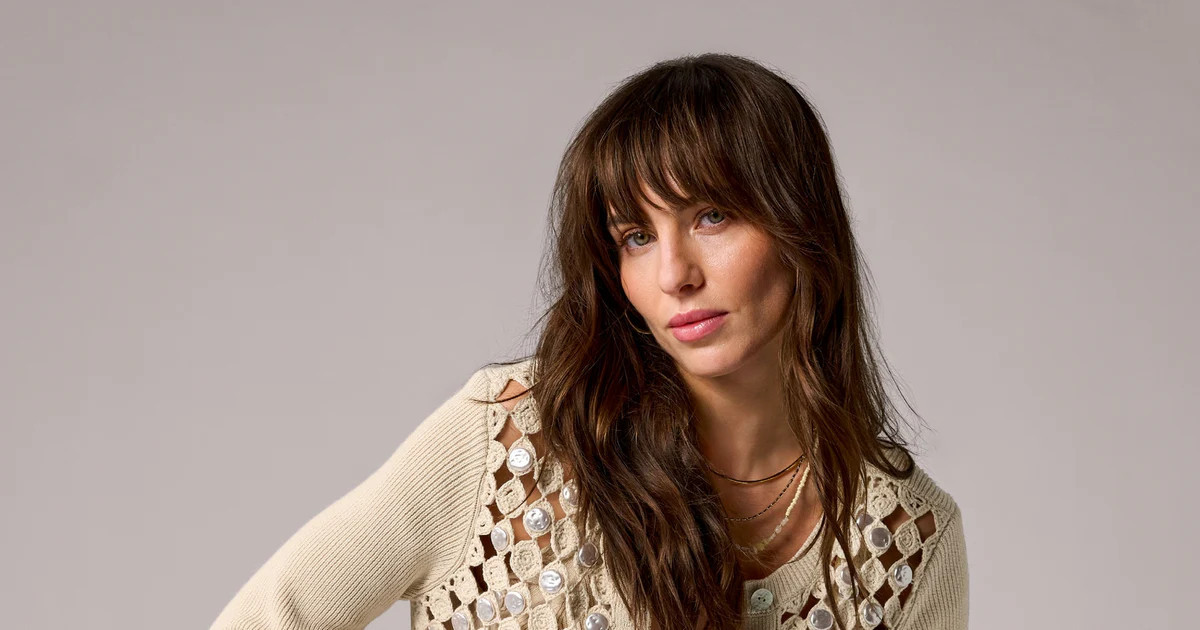 Fresh Water Pearl Crochet Cardigan - Sandshell | Boston Proper | Boston Proper