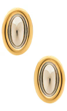 Galley Los Angeles Ash Stud Earrings in Gold from Revolve.com | Revolve Clothing (Global)
