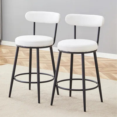 Two Bar Chairs, Side Chair, Dining Chairs For Indoor | Wayfair North America