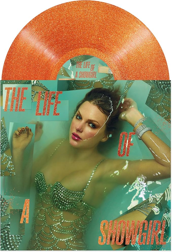 The Life Of A Showgirl: Sweat And Vanilla Perfume Portofino Orange Glitter Vinyl | Amazon (UK)