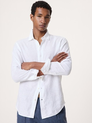 Slim-Fit Linen Shirt | Banana Republic (US)