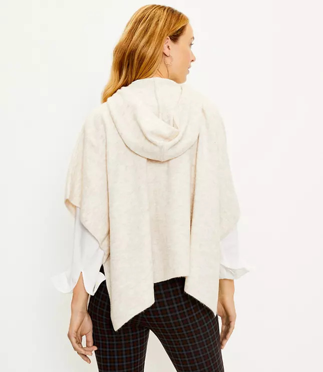 Hoodie Poncho | LOFT