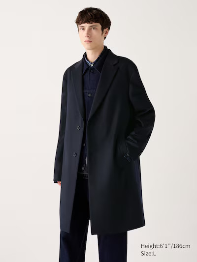 Wool Cashmere Chesterfield Coat | UNIQLO (US)