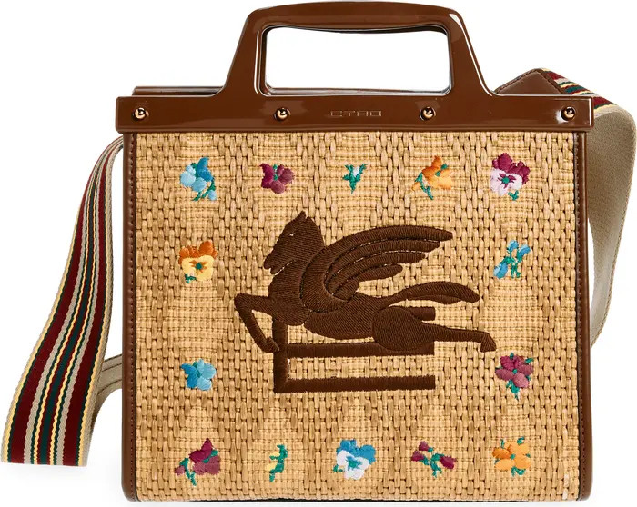 Medium Love Trotter Straw Shopper | Nordstrom