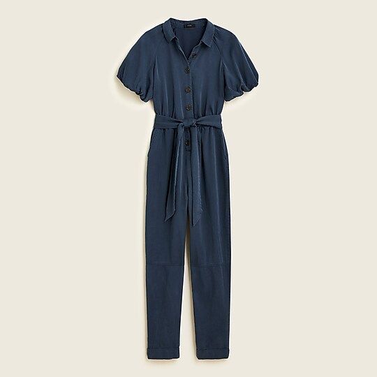 Drapey belted jumpsuit | J.Crew US