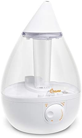 Crane Drop Ultrasonic Cool Mist Humidifier Filter Free 1 Gallon 500 Sq Ft Coverage for Plants Hom... | Amazon (US)