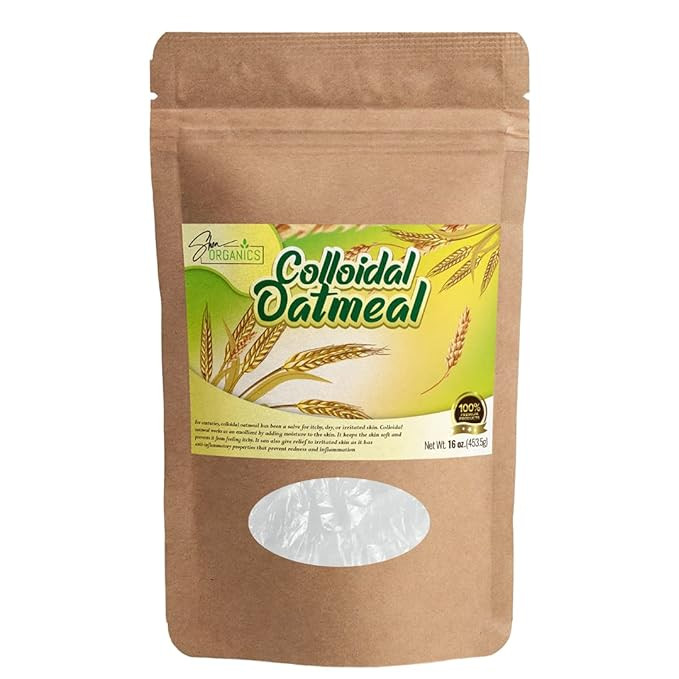 Shea Organics - Colloidal Oatmeal, Soothes Eczema, Bulk (Oatmeal Powder) - 16OZ | Amazon (US)