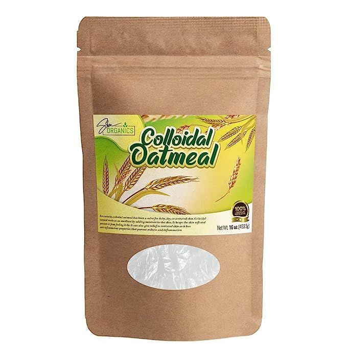 Shea Organics - Colloidal Oatmeal, Soothes Eczema, Bulk (Oatmeal Powder) - 16OZ | Amazon (US)