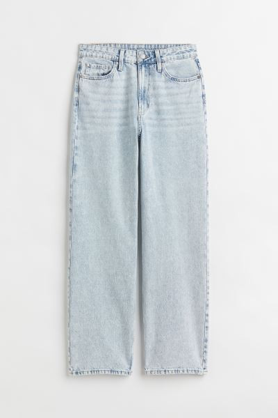 Loose Straight High Jeans | H&M (US + CA)