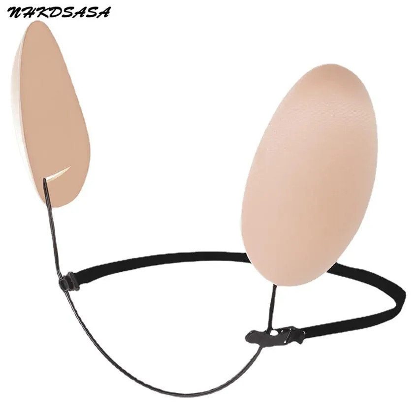 Summer Thin Gather Nipple Patch Underwear Accessories Deep Plunge Bra Kit Push-up Frontless Bra B... | DHGate