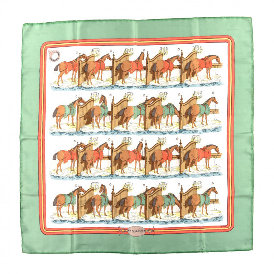 HERMES Silk Ecuries Scarf 90 | Fashionphile