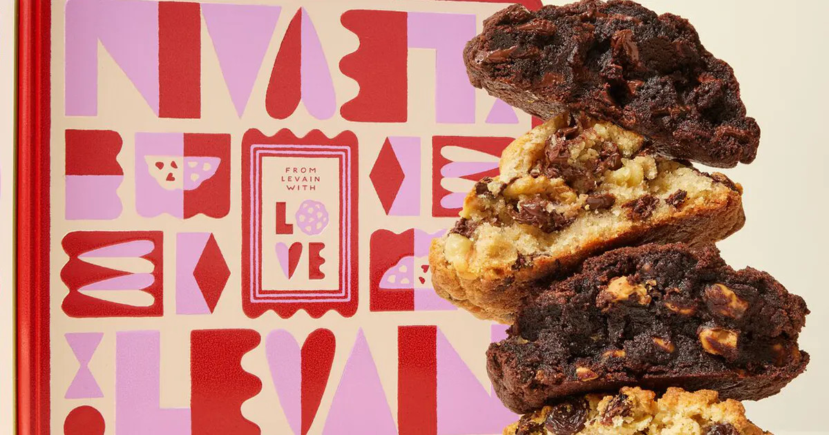 Valentines Cookie Gift Tin - 8 Pack by Levain Bakery | Goldbelly | Goldbelly