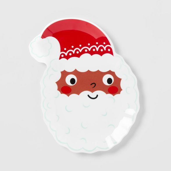 9" Melamine Santa Figural Plate - Wondershop™ | Target