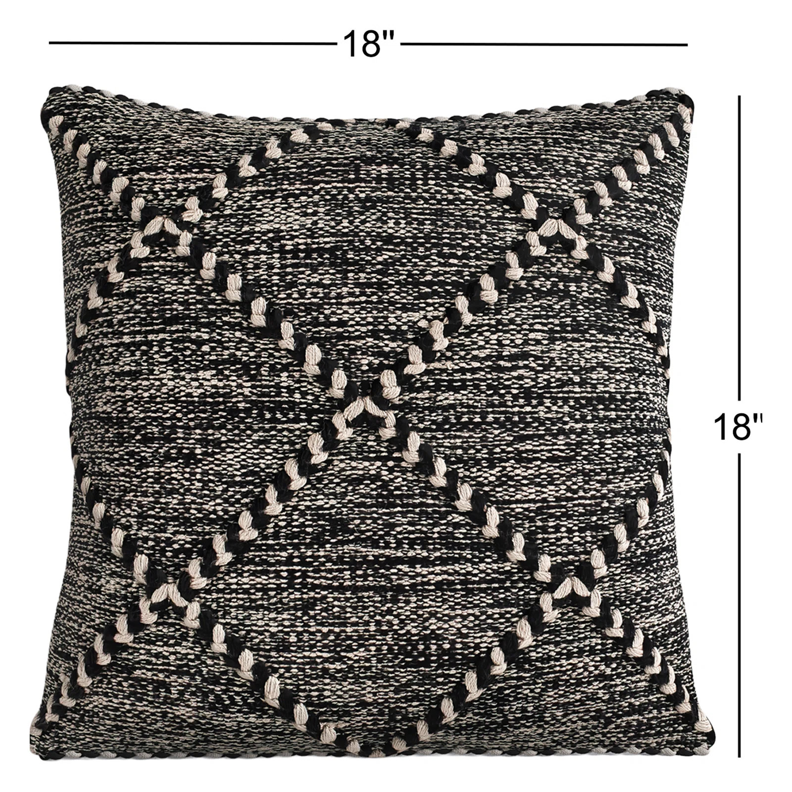 Damali Geometric Cotton Reversible Pillow Cover | Wayfair North America