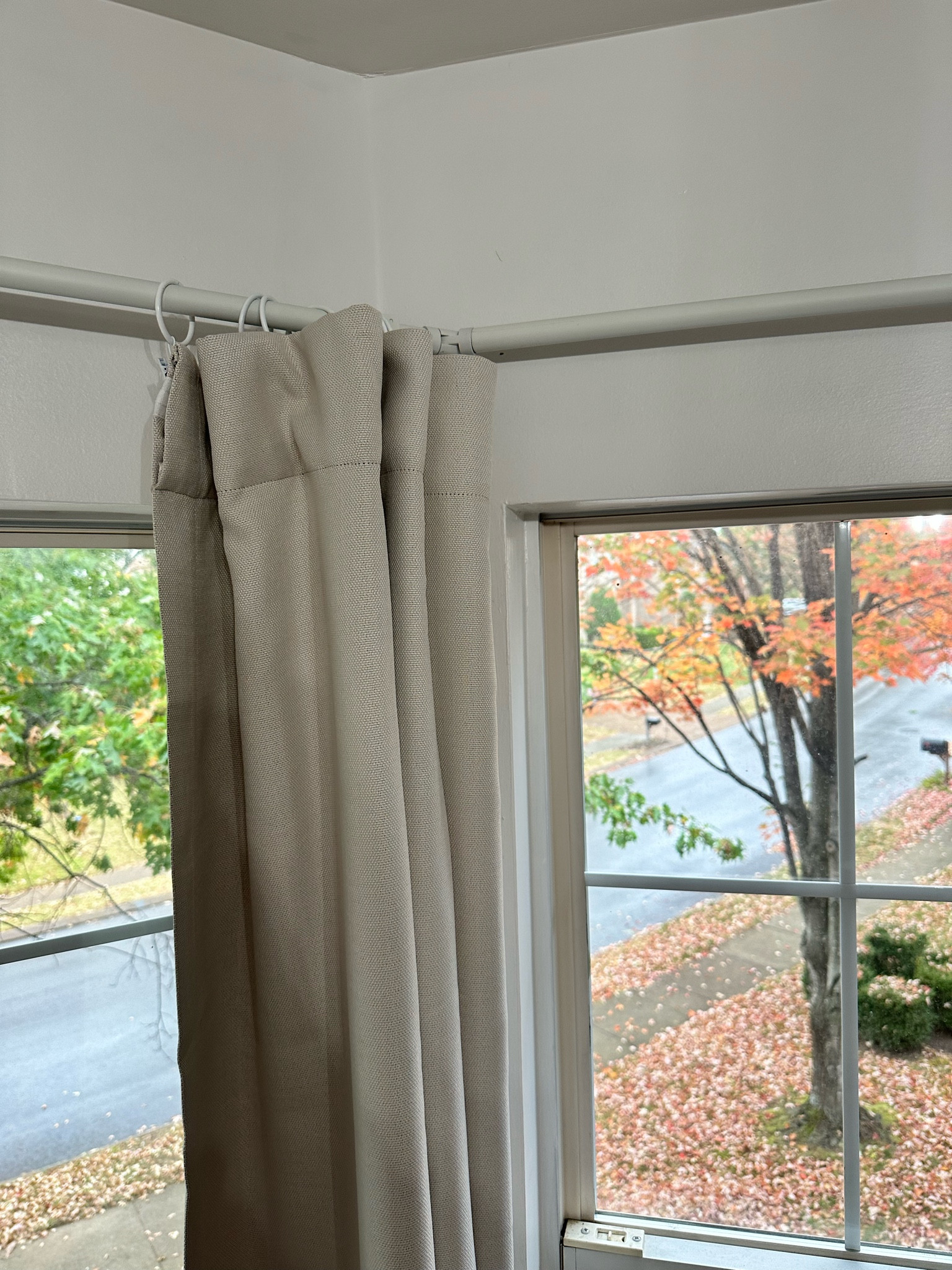 Office decor 
White curtain rod white bay window curtain affordable
Walmart home 
Pottery barn dupe curtains similar half price drapes light tan cream
Curtains 

#LTKSeasonal #LTKhome #LTKunder50