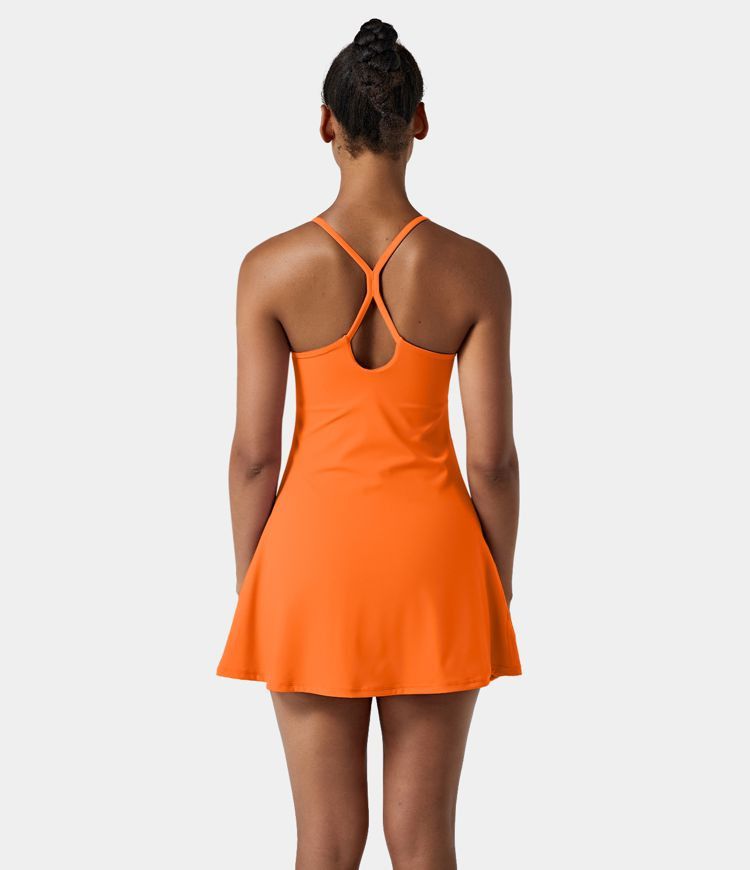Women’s Everyday Cloudful™ Air Fabric Backless 2-in-1 Cool Touch Activity Dress-Euphoria Air ... | HALARA