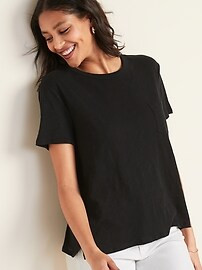 Boyfriend Slub-Knit Pocket Tee for Women | Old Navy US
