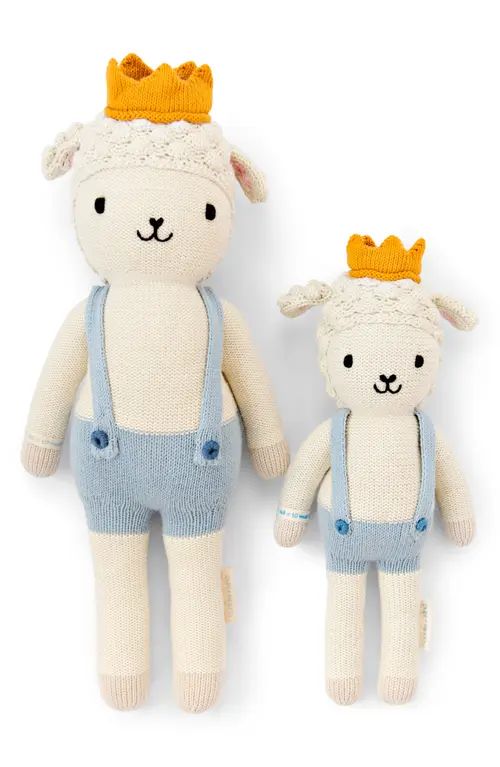 cuddle+kind Sebastian the Lamb Stuffed Animal in White at Nordstrom, Size Little | Nordstrom