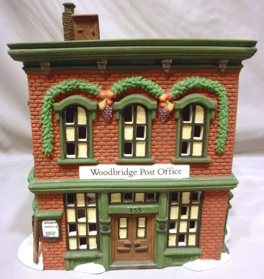 Department 56 New England Village Woodbridge Post Office | Amazon (US)