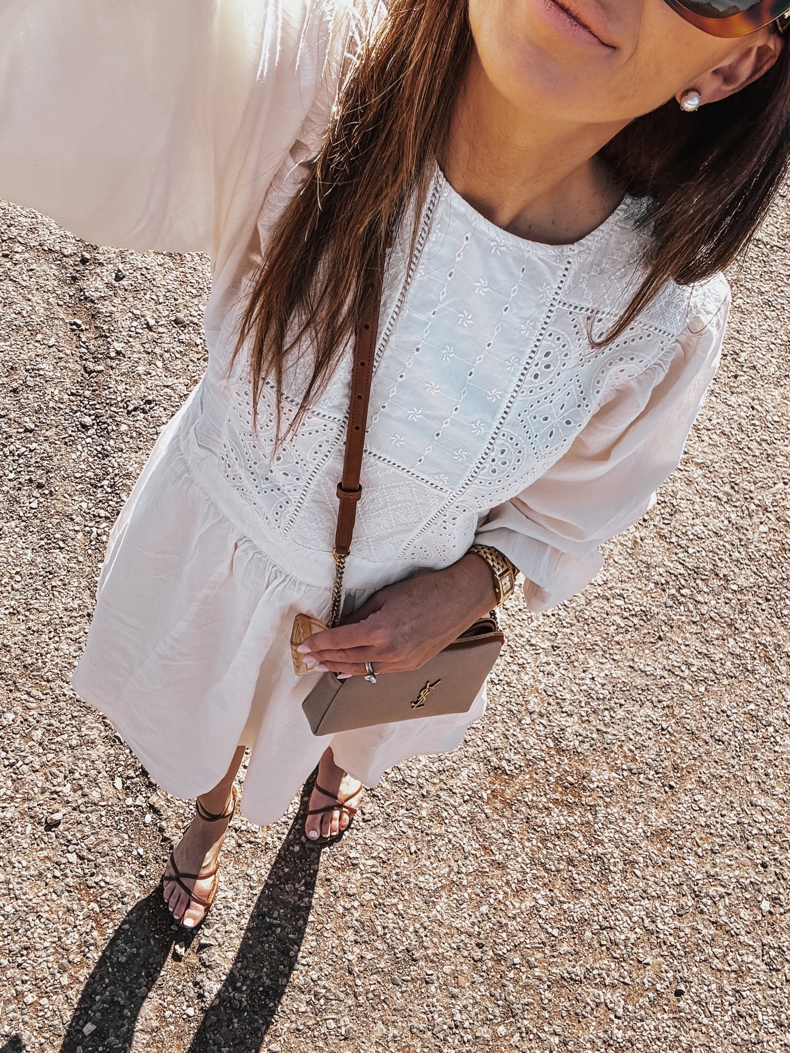 such a cute little boho dress for this transitional seasonn