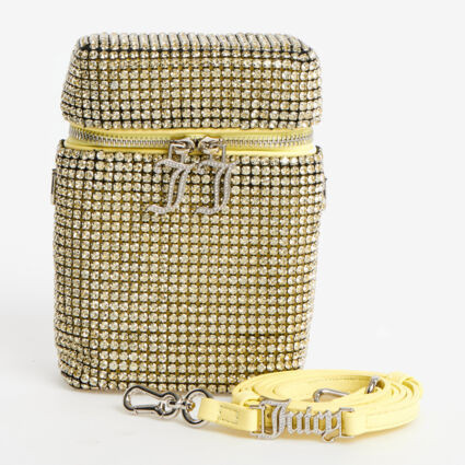 Yellow Embellished Cross Body Bag | TK Maxx