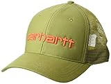 Carhartt Men's Canvas Mesh-Back Logo Graphic Cap | Amazon (US)