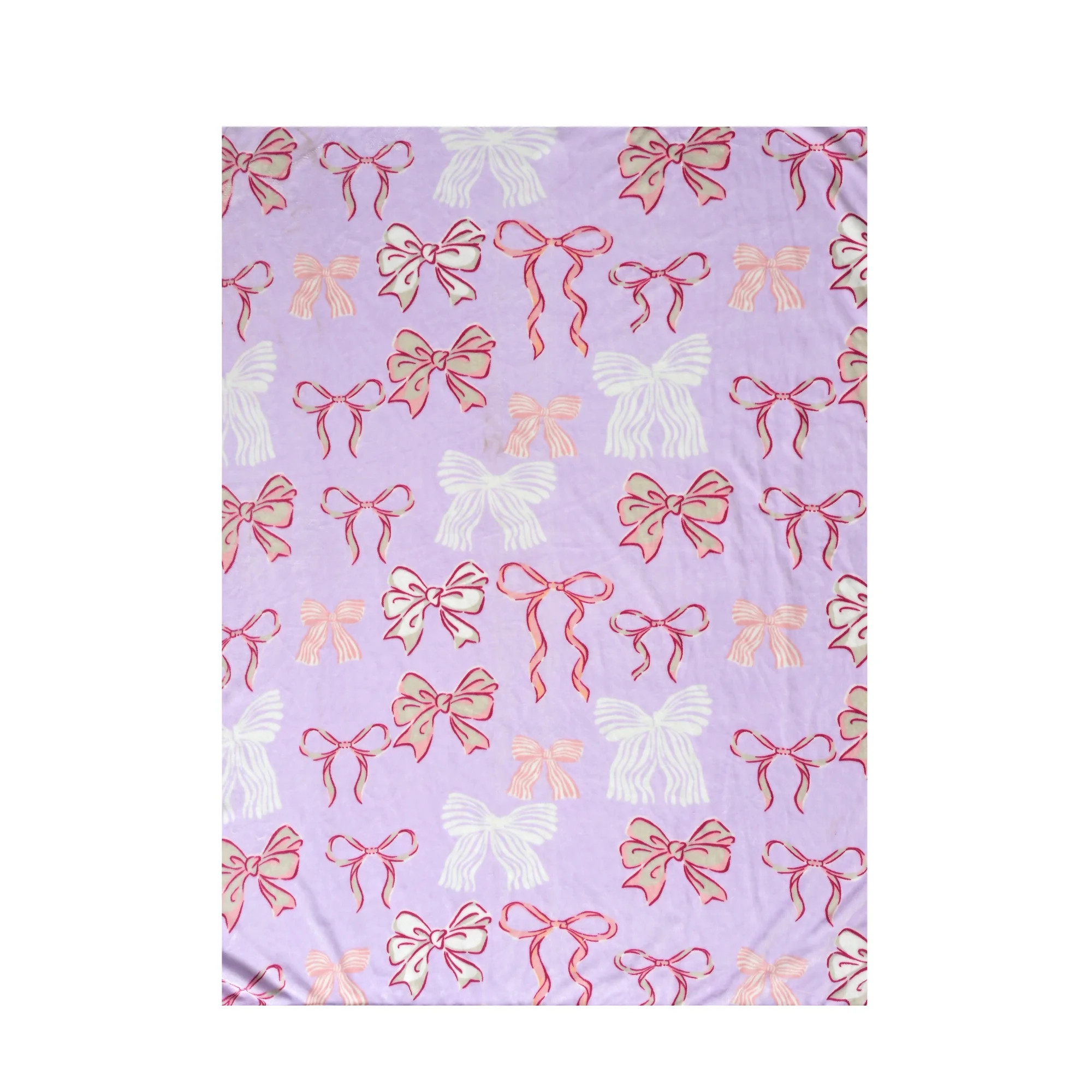 Way to Celebrate Super Soft Cozy Valentines Day Oversize Plush Throw Blankets, Bows | Walmart (US)