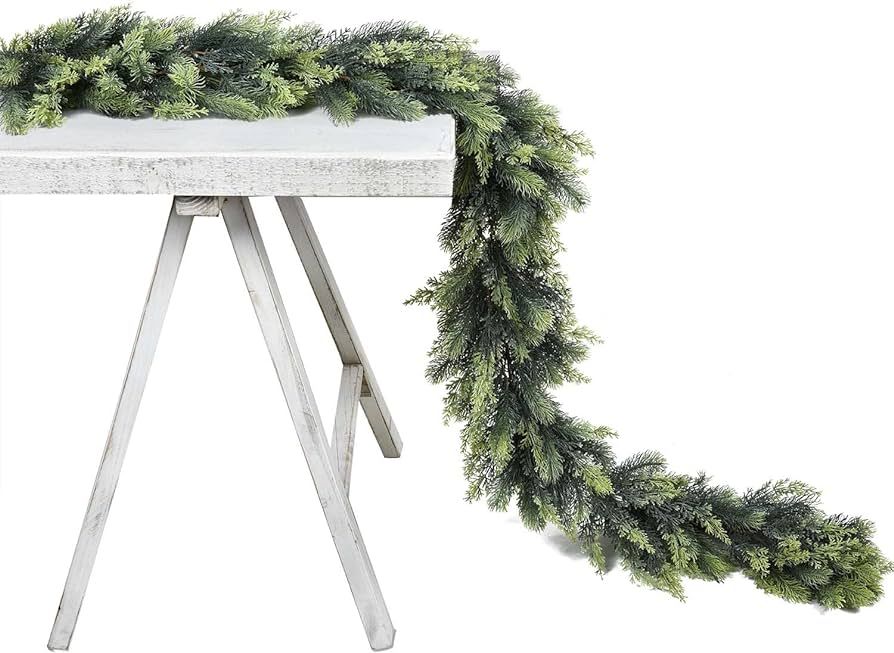 Artiflr 6 Feet Artificial Christmas Pine Garland, Winter Greenery Garland for Holiday Season Mant... | Amazon (US)