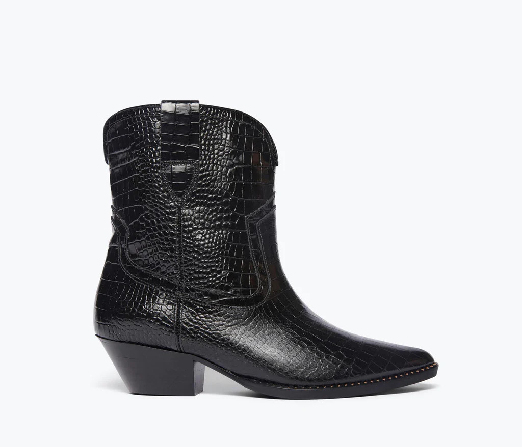 MAZZY WESTERN ANKLE BOOT | Frēda Salvador