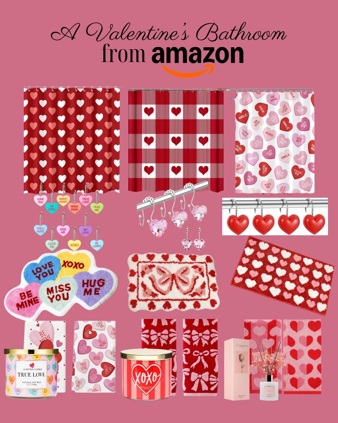 In love with all these pairings for a cute and sweet bathroom for Valentine’s Day! 💓 #amazon #bathroomdecor #valentinesday

#LTKHoliday #LTKSeasonal #LTKHome