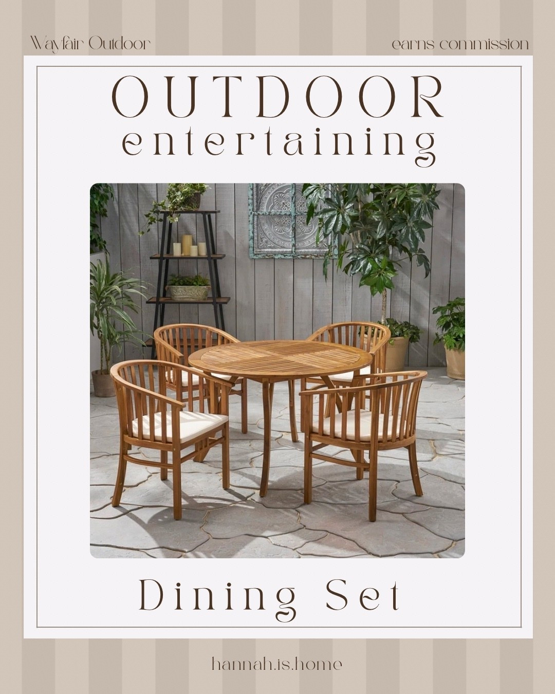 Loving this Outdoor dining table set from @Wayfair!

#ad #WayfairPartner #Wayfair #wishyouwerehere #Outdoor

#LTKHome #LTKSaleAlert