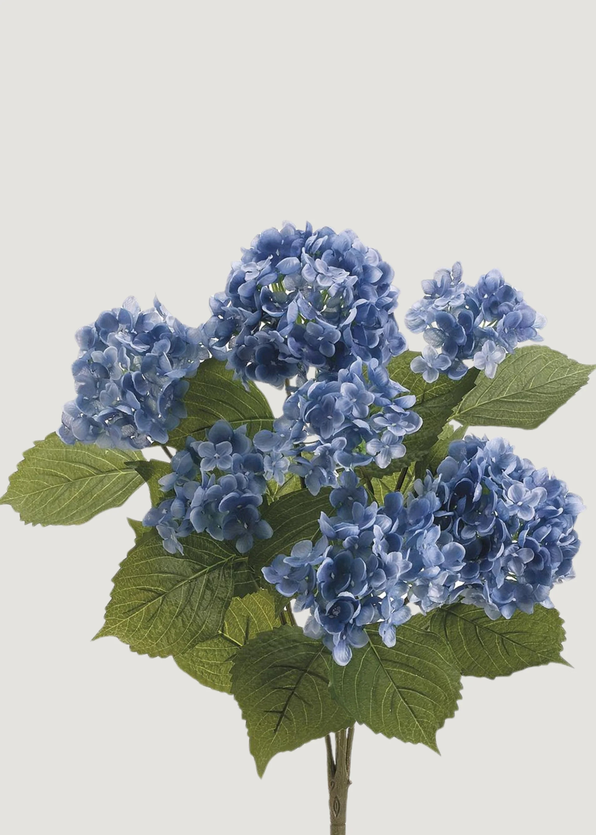 Blue Faux Hydrangea Bush | Premium Artificial Flowers | Afloral | Afloral