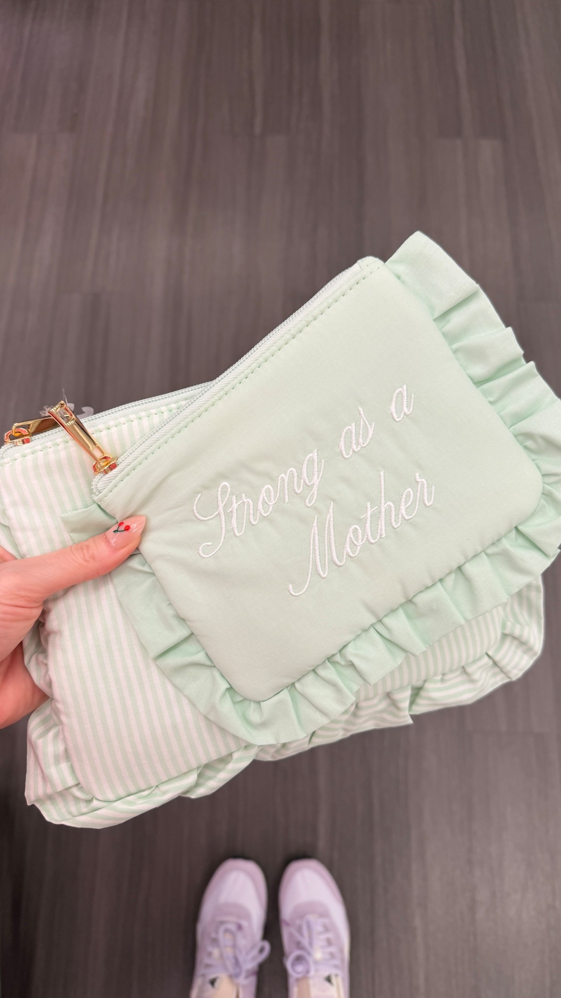 Mother's Day Striped Ruffle Pouch from Target

#LTKMothersDay #LTKBeauty #LTKmomlife