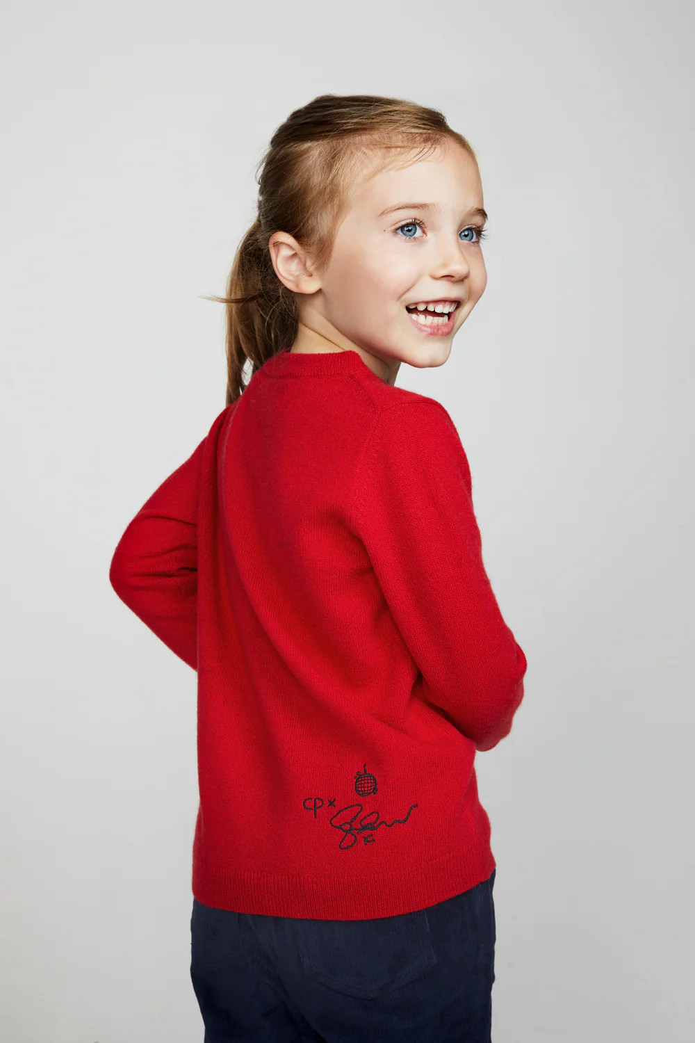 Red Sophie Ellis-Bextor Kid's Sweater | Chinti & Parker