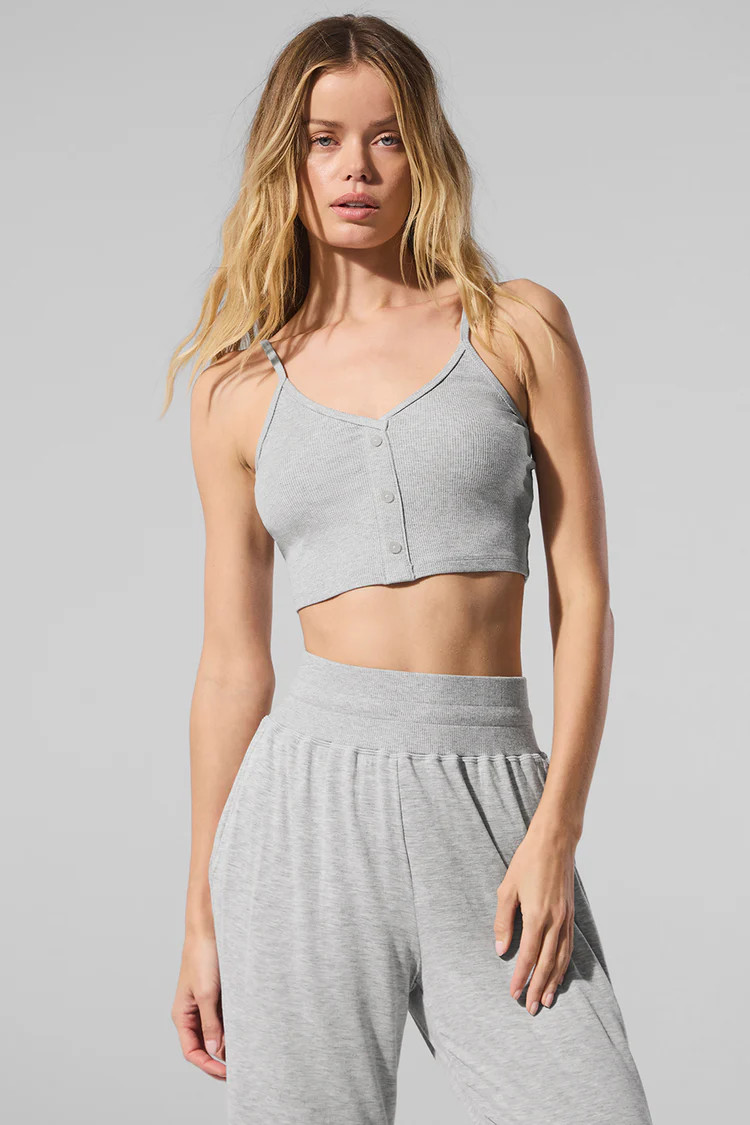 Ribbed Delicate Lounge Tank | Alo Yoga