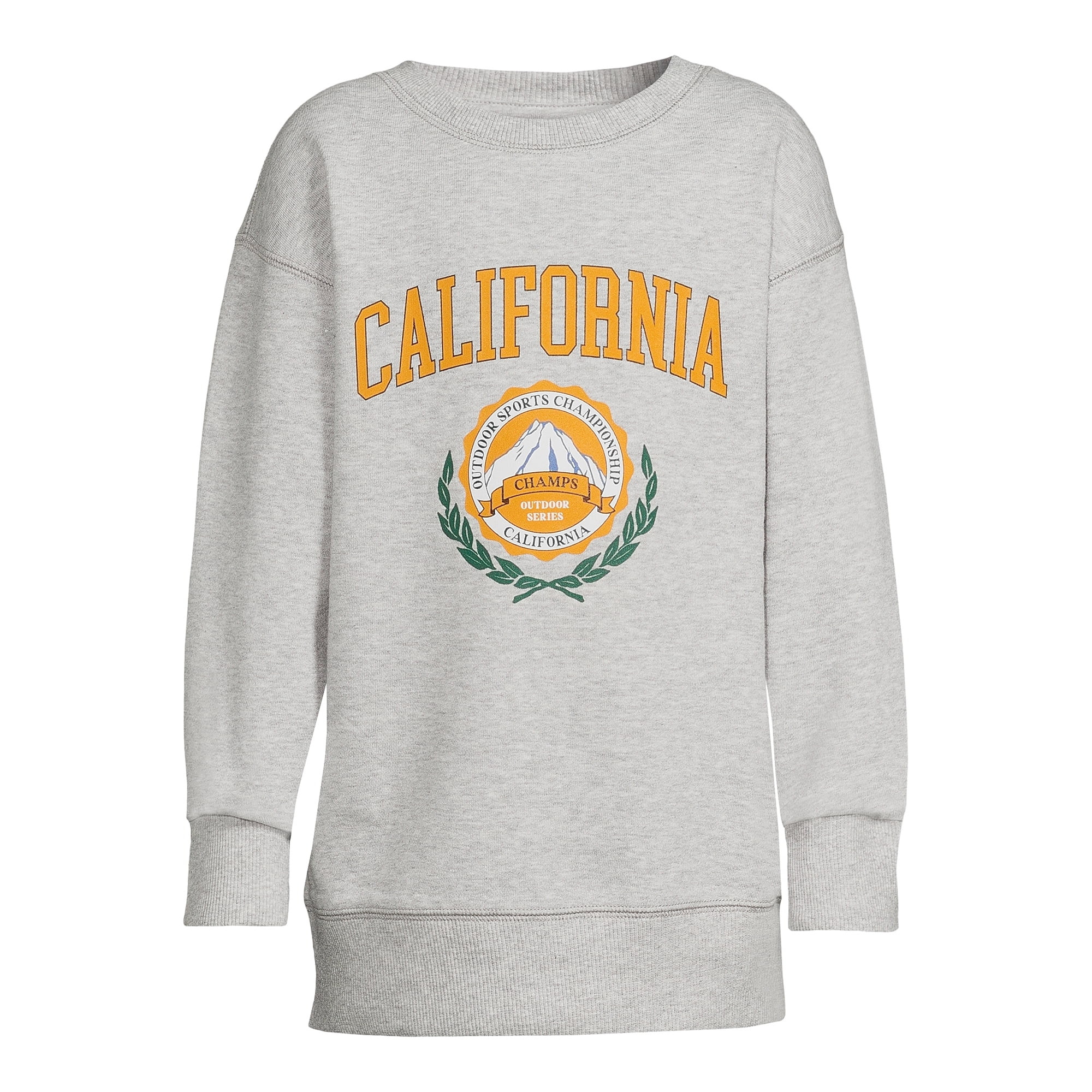 Wonder Nation Boys Long Sleeve Graphic Crewneck Sweatshirt, Sizes 4-18 | Walmart (US)