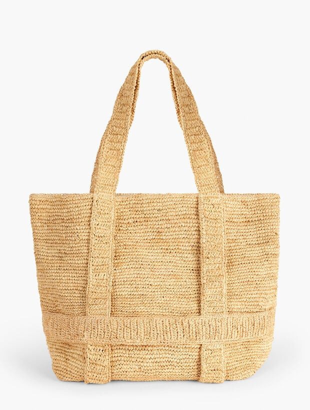 Hat Attack Raffia Straw Traveler Tote | Talbots