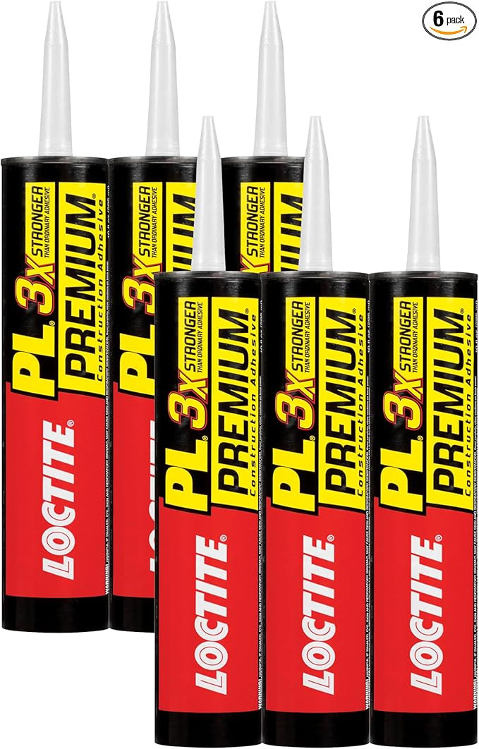 Loctite PL Premium Polyurethane Construction Adhesive, Versatile Construction Glue for Wood, Conc... | Amazon (US)