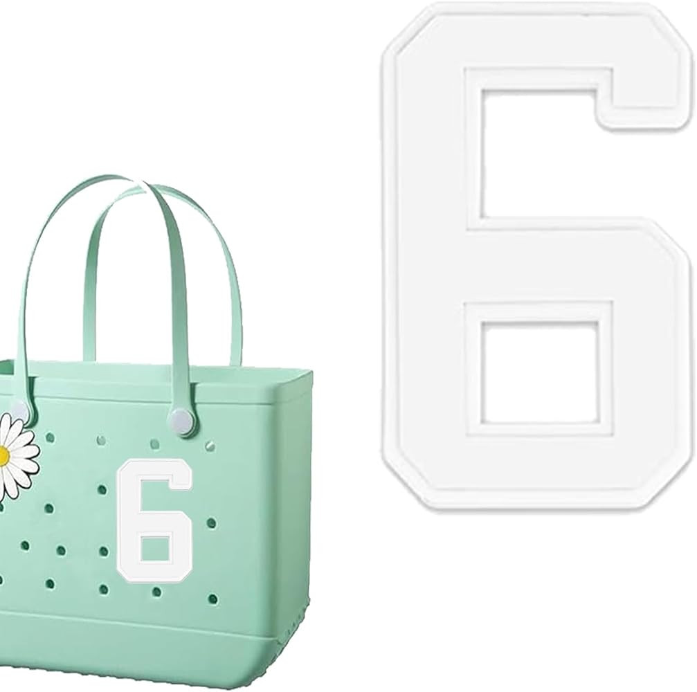 Number Keychain for Bogg Bag, Number 0-9 Charms Accessories Keychain Compatible with Bogg Bag | Amazon (US)