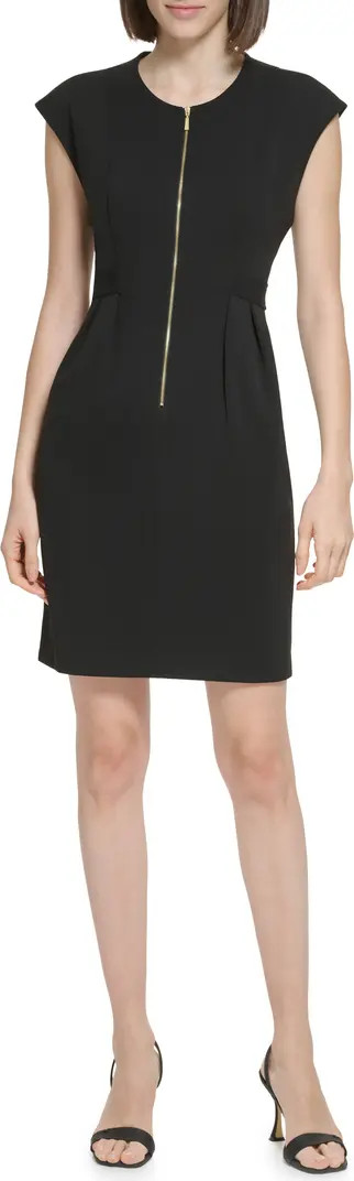 Calvin Klein Exposed Zip Sheath Dress | Nordstromrack | Nordstrom Rack