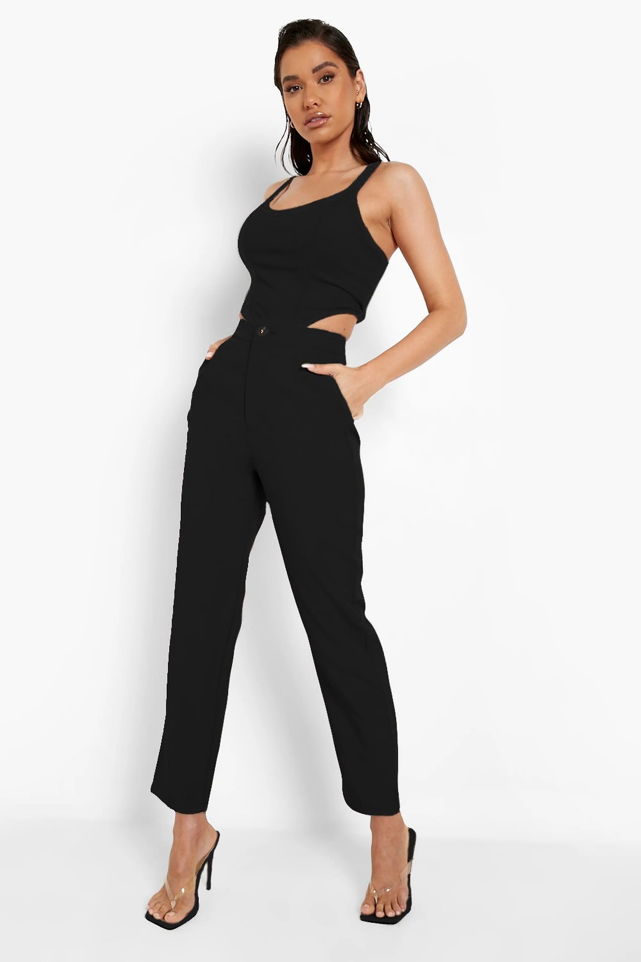 Tailored Relaxed Fit Trousers | Boohoo.com (UK & IE)