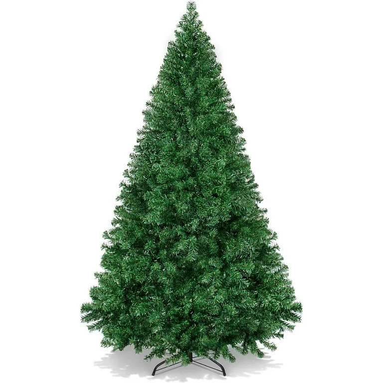 SUGIFT 6Ft Artificial PVC Christmas Tree Stand w/ 1000 Tips Indoor Outdoor  Green - Walmart.com | Walmart (US)