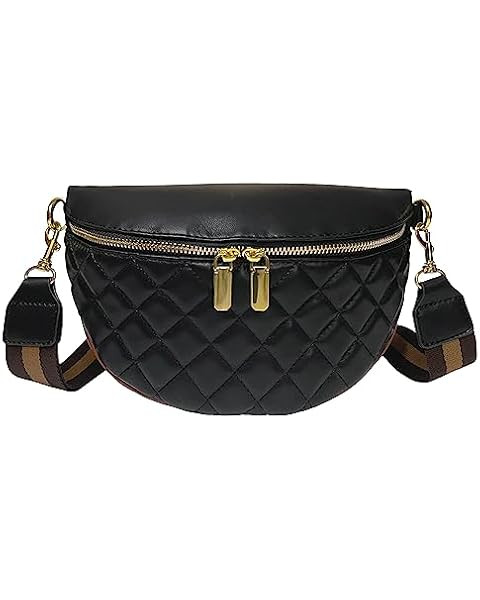 Eslcorri Small Crossbody Sling Bag for Women Trendy - Fanny Packs Leather Chest Belt Bum Bag Anti... | Amazon (US)