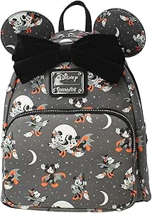 Loungefly Disney Mickey and Minnie Mouse Halloween Womens Double Strap Shoulder Bag Purse | Amazon (US)