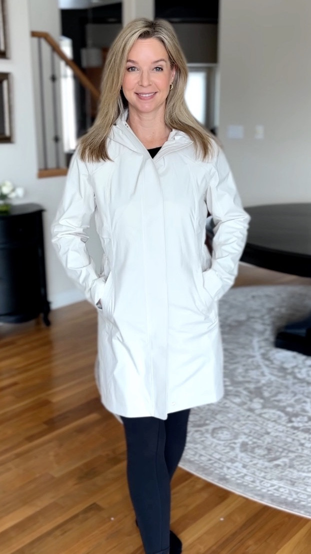 Looking for the perfect blend of fashion and function? Let’s talk about this Rain Jacket in Light Ivory. 🤍

If you’ve been searching for a waterproof rain jacket that keeps you dry and doesn’t look like a potato sack, this is it! 

It’s made with breathable, waterproof fabric and features a soft, sweat-wicking liner so you don’t get that “sticky” feeling when it’s humid outside.

Why it’s worth the investment:

Flattering Fit: The cinched waist and trench-inspired silhouette give it a tailored look that works over gym clothes or a thicker sweater.

Functional Details: It has an adjustable hood, secure zippered pockets, and is seam sealed for all kinds of wet weather.

The Color: Light Ivory is the ultimate neutral staple that will go with a ton of outfits. The jacket comes in a bunch of other colors too! The porcelain pink is so pretty for spring!

Perfect for commuters, traveling, or just running errands in a drizzle. This is definitely a “buy once, wear forever” piece for your spring capsule wardrobe.

@lululemon 


#LTKgrwm #LTKActive #LTKTravel