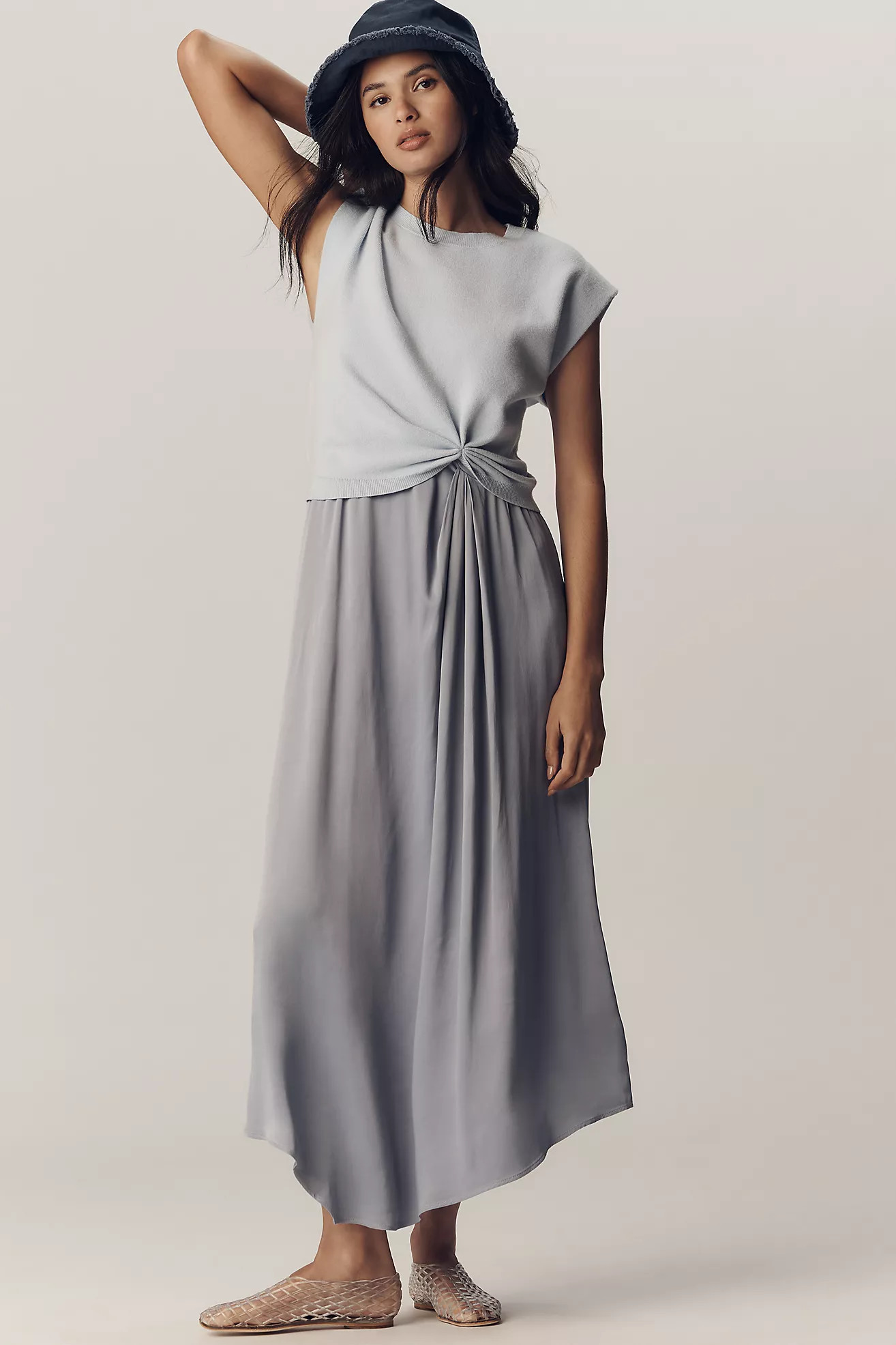 The Gemini Cap-Sleeve Sweater + Tank Dress Set | Anthropologie (US)